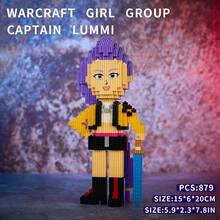 Mattel Witch Girl Building Block Set, Party Gift Suitable For Friends And Classmates - Multicolor - View 4