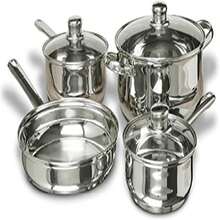 Cookware 7-Piece Stainless Steel Cookware Set, Includes Pots And Pans - Bạc - Xem 1
