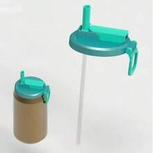 1pc Silicone Soda Can Straw Sleeve - Creative Reusable Non-Slip Cover, Suitable For Sparkling Water, Back To School Essential - Multicolor - View 13