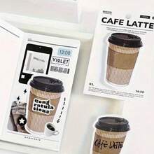 30pcs/Pack Retro Aesthetic Bread & Coffee Shaped Memo Pads, Cute Cartoon Toast, Croissant, Latte Themed Sticky Notes, Suitable For Students, Teachers, Planners, Cafes, Bakeries, Office Supplies, Gifts - Bread Coffee Good Weather - View 4