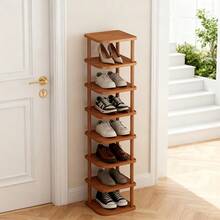 Senmeo 1-Pack 8-Layer Bamboo Shoe Rack - Skinny Corner Storage Shelf For Closet/Doorway - 8 cấp độ - Xem 10