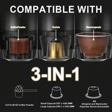 便攜式濃縮咖啡機 3合1兼容咖啡粉/膠囊 60ml 自加熱 冷熱雙用 Type-C 2500mAh 可製作25杯 適合露營車/登山/辦公室 - 黑色 - 查看 8