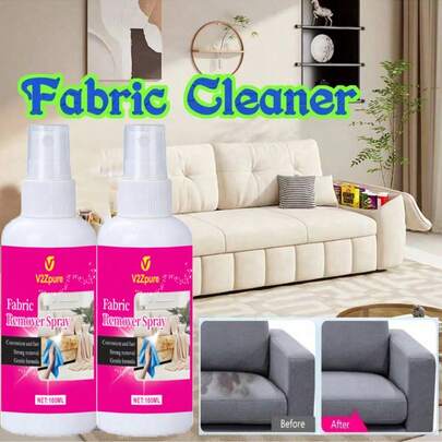 多用途清洁剂，高效清洁织物沙发地毯，轻松去除顽固污渍，无需用水，干洗即可使用。