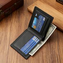 2025 Men's Wallet Short PU Wallet Men's Youth Business Leisure Horizontal Leather Wallet Fashion Large Capacity PU Soft Leather Wallet.Carteras Para Hombre.Wallets For Man.Billeteras De Hombre.Men Wallet.Valentines Gifts - Brown - View 2