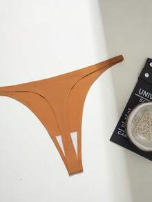 3件套女士无痕丁字裤，性感舒适隐形，时尚亲肤轻盈套装，适合运动健身，情人节、母亲节、圣诞节、万圣节礼物 - 彩色 - 查看 4