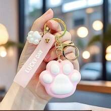 1 chiếc móc khóa hình móng mèo bán chạy nhất năm 2026, phụ kiện trang trí ba lô, quà tặng nhỏ, móc khóa đôi, quà tặng hoàn hảo, quà tặng ngày lễ, quà tặng sinh nhật, quà tặng thú vị, quà tặng ngày Valentine - Nhiều màu - Xem 12