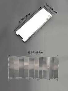 8pcs/10pcs Ultralight Aluminum Alloy Folding Camp Stove Wind Shield, 1pc Outdoor Cooking Accessory - Multicolor - View 3