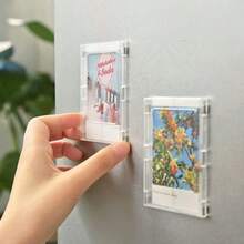 Khung ảnh tối giản 3 inch với nam châm trong suốt bằng acrylic, thích hợp để trưng bày trên bàn làm việc. Nam châm tủ lạnh đa chức năng tối giản & nhãn dán trang trí cho Ngày Valentine, Đám cưới, Sinh nhật, Khung ảnh, Khung ảnh nam châm tủ lạnh bằng acrylic, Khung ảnh acrylic, Khung ảnh nam châm tủ lạnh hai mặt, Khung trưng bày ảnh trong suốt, Trang trí Halloween. - Khung ảnh từ tính - Xem 2