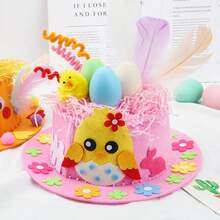 Children's Easter DIY Hat Kit - Holiday Costume Craft Materials - Multicolor - View 9