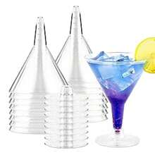 3/1 Pc Martini Glass, Unbreakable Plastic Champagne Flute, Shatterproof Champagne Cup, Suitable For Wedding, Birthday Party, Gathering - Multiple Colors/random Styles - View 14