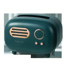 2个复古收音机造型纸巾盒 | 塑料材质，表面光滑，适合中世纪和现代室内装饰风格，可用于浴室/客厅/卧室收纳，经典美学，时尚收纳，复古装饰 - 彩色 - 查看 11