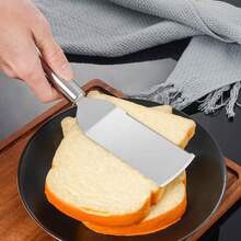 8件套奶酪披萨刀套装、不锈钢黄油刮刀、烘焙和打蛋厨房工具套装、厨房配件、家居必备品 - 白色 - 查看 9