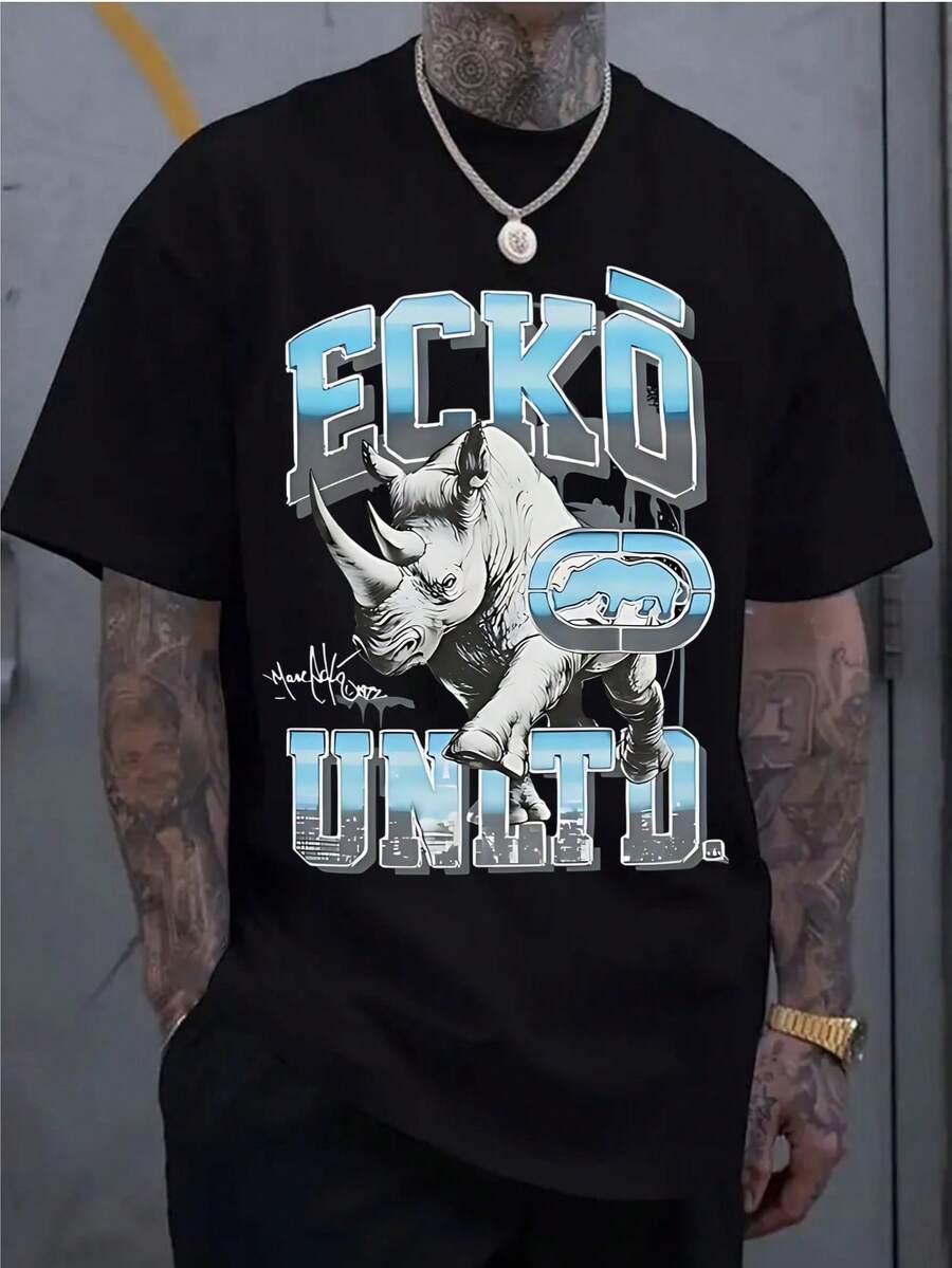 Men Outdoor Tees & Tanks - Black - View 1