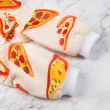 CuteBone 1pc Pizza Pattern Pet , Casual Loungewear - Multicolor - View 7