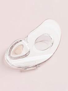 1 Set Acrylic Transparent Makeup Palette, Butterfly Design Makeup Foundation Storage & Mixing Palette - Multicolor - View 6