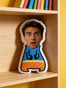 Customizable Cat Photo Pillow DIY Pet Memorial Gift 3D Animal Image Pillow Personalized Lost Dog Gift Dog Photo Cushion Christmas Gift - Blue Man - View 7