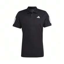 Áo Polo Adidas 3 Sọc Club Smu3s có logo, dành cho nam - màu đen - Xem 4
