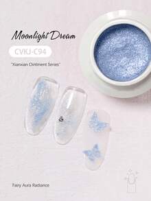 Cvian Fairy Glam 凝胶美甲延长胶，快速成型，不粘腻，可塑形，适用于3D美甲艺术，具有雕刻和水钻粘合功能，无香型 - 彩色 - 查看 10