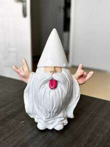 Funny Gnome Garden Statue - Whimsical Resin Yard Decor, Suitable For Outdoor Patio/Lawn, Imaginative Garden Ornament, Cute Decoration For Indoor Shelves - Multicolor - View 9