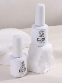 15ml Removable UV Gel Base Coat, Long-Lasting , Peel-Off Without Damaging Nails, High Viscosity Easy To Apply, Suitable For Nail Salon Beginners And Those With Weak Nails, Essential Functional Adhesive For Professional Nail Salons - Multicolor - View 12