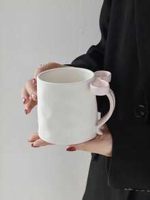 1pc Nordic Style Hand-Painted Butterfly Ceramic Cup Set, Ins Color Glaze American Coffee Cup Set, Coffee Milk Cup, Couple Cup, Mug, Breakfast Cup, Holiday Gift, Birthday Blessing, Party Supplies, Gift For Mom, Dad, Girlfriend - Multicolor - View 14