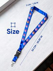 Lanière personnalisée avec logo, photo ou texte, avec clip pour badge et boucle de sécurité. Personnalisable avec le logo, la photo ou le nom de votre entreprise. Idéale pour le bureau, les événements professionnels, les activités d'entreprise, le team building, les salons, les conférences, le personnel scolaire et un usage quotidien. Disponible en plusieurs couleurs. Porte-badge/carte d'accès. - Multicolore - Voir 5