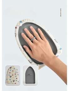 Dedicated Polyester Silver-Coated Ironing Board Cover, High Temperature Resistant And Non-Fading, Double-Layer Heat-Resistant Ironing Cloth Cover, Mini Patterned Handheld Ironing Board, Dual-Use Handheld Ironing Board For Iron And Garment Steamer - 112233 - View 5