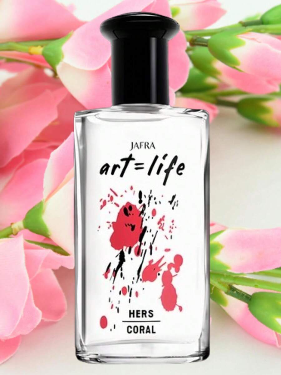 Perfume Para Mujer – Art Life – Hers Coral – Fragancia Maderosa Frutal - Notas De Manzana, Jazmín Y Cedro – Jafra – 50 ml - Dulce - Ver 1