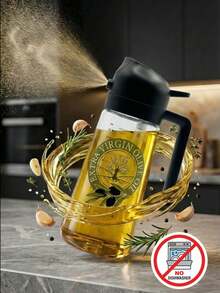 This Graduated Glass Kitchen Spray Bottle Is Suitable For Air Fryers And Grills, Providing Healthy And Precise Oil Control With High-Pressure Nano-Fine Mist. The Drip-Proof Material Prevents Spills. - Multicolor - View 2