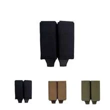 1个9毫米/.45ACP双弹匣套，快拆式双弹匣套，军用，兼容MOLLE系统的战术枪套，尼龙材质 - 彩色 - 查看 1