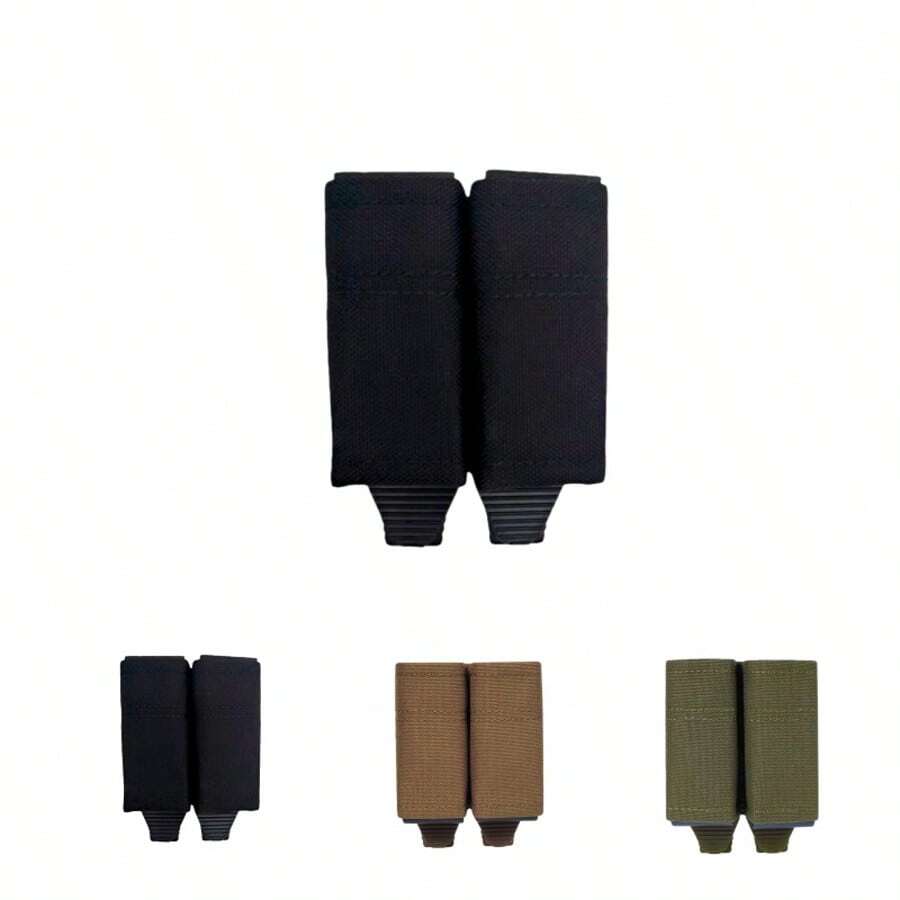 1个9毫米/.45ACP双弹匣套，快拆式双弹匣套，军用，兼容MOLLE系统的战术枪套，尼龙材质 - 彩色 - 查看 1