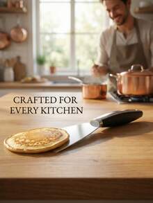 1 szt. Wielofunkcyjna szpatułka ze stali nierdzewnej do smażenia i grillowania: używana do smażenia naleśników, grillowania steków, przygotowywania szaszłyków, pieczenia pizzy i trzymania sztućców. Gruba i antypoślizgowa konstrukcja, trwała i solidna, odpowiednia do przygotowywania domowych śniadań, codziennego smażenia i grillowania. Niezbędny gadżet kuchenny. - Wielokolorowe - Zobacz 8