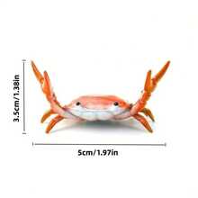 Realistic Crab Shaped Pen Holder, 1 Creative Cute Desktop Pen Holder, Decorative Desktop Decorations For Office And Home, Desk Accessories, Summer Gifts, Office Stationery Supplies, Room Decoration, Winter Decoration, Birthday Gift, Home Decoration - 褐色 - 查看 11