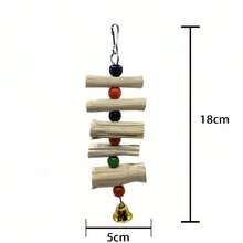 磨牙棒磨牙玩具，鹦鹉、鸡尾鹦鹉虎皮牡丹磨牙玩具，鸟类攀爬宠物用品 - 彩色 - 查看 4