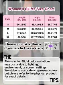 Women's Elegant High Waist Split Hem Solid Color Skirt, Suitable For Party In Autumn Spring - Coffee Brown - View 2