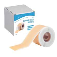 Silicone Scar Sheets, Scar Tape For Burn, Trauma & Keloid Scars, Surgical Scar Strips Reusable Scar Strips - Multicolor - View 1