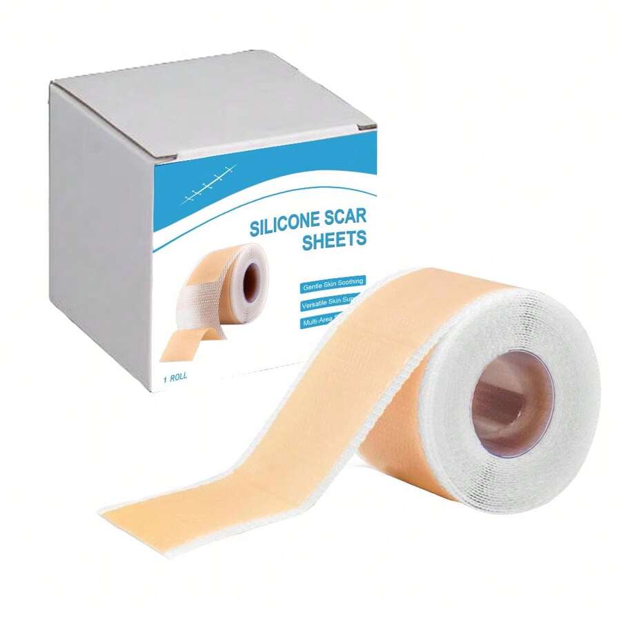 Silicone Scar Sheets, Scar Tape For Burn, Trauma & Keloid Scars, Surgical Scar Strips Reusable Scar Strips - Multicolor - View 1