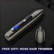SKYWORTH 2-In-1 Electric Shaver For Men, Tri-Blade Rotary Beard Razor With Nose Hair Trimmer, Fast Rechargeable Grooming Shaver For Daily Face & Detail Grooming, Multi-Purpose Gift For Men - Multicolor - View 8