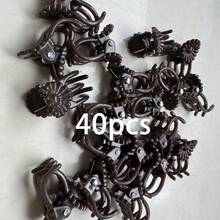 20/40/60 piezas Clips para plantas, Clips para orquídeas Clips de soporte para plantas de orquídeas Clips para flores y enredaderas para sostener tallos y enredaderas y mantenerlos erguidos, color verde oscuro - Clips para plantas - Ver 14