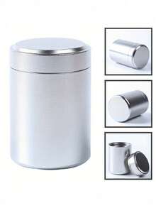 1 pieza Pequeño recipiente de hierro para almacenar té/especias - Recipiente para té/café y condimentos de cocina - Multicolor - Ver 4