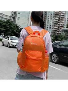 可折叠旅行包，大容量背包，女士户外徒步骑行包 - 多色 - 查看 9