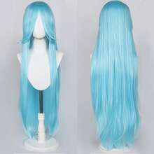 Karida 60cm/24inch Extra Long Straight Synthetic Hair Wig With Bangs, Colorful, Suitable For Daily Use, Cosplay, Halloween, Christmas, St. Patrick's Day And Other Costume Parties - Multicolor - View 177