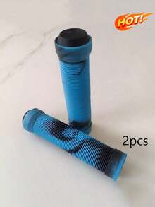 Tay nắm ghi đông xe đạp bằng gel mềm mới năm 2026, thiết kế hai màu chống trượt - Thiết kế công thái học dành cho xe đạp leo núi, BMX, xe đạp mini - Tăng cường độ bám và sự thoải mái, phụ kiện xe đạp bền bỉ, thiết bị MTB, dễ sử dụng. - Nhiều màu - Xem 16