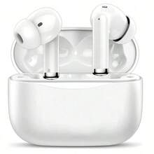 New Air4 Air5 Air7  Wireless In - Ear Earbuds With Ultra - Long Battery Life & High - Fidelity Sound 8 In 1 Wireless Earbuds ANC Active Noise Cancelling(-36db)In-Ear Earphones With Charging 33H Playtime 360 Hi-Fi Stereo Waterproof Headphones Android Phone/ AlRP0DS Pro IOS Laptops 1:1 Clone - 5代高配[白色]盒裝 - 查看 2