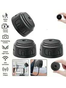 1/2/3/4个A9迷你无线遥控监控摄像头，1080P高清夜视，智能移动侦测追踪，USB供电可充电电池，家庭安防监控 - 彩色 - 查看 11
