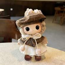 6.69英寸娃娃服装，Labobo可爱衣服，娃娃配件，17厘米套装，Labobo配件套装，适合第一代/第二代/第三代娃娃，生日礼物和节日礼物（不含娃娃） - 彩色 - 查看 6