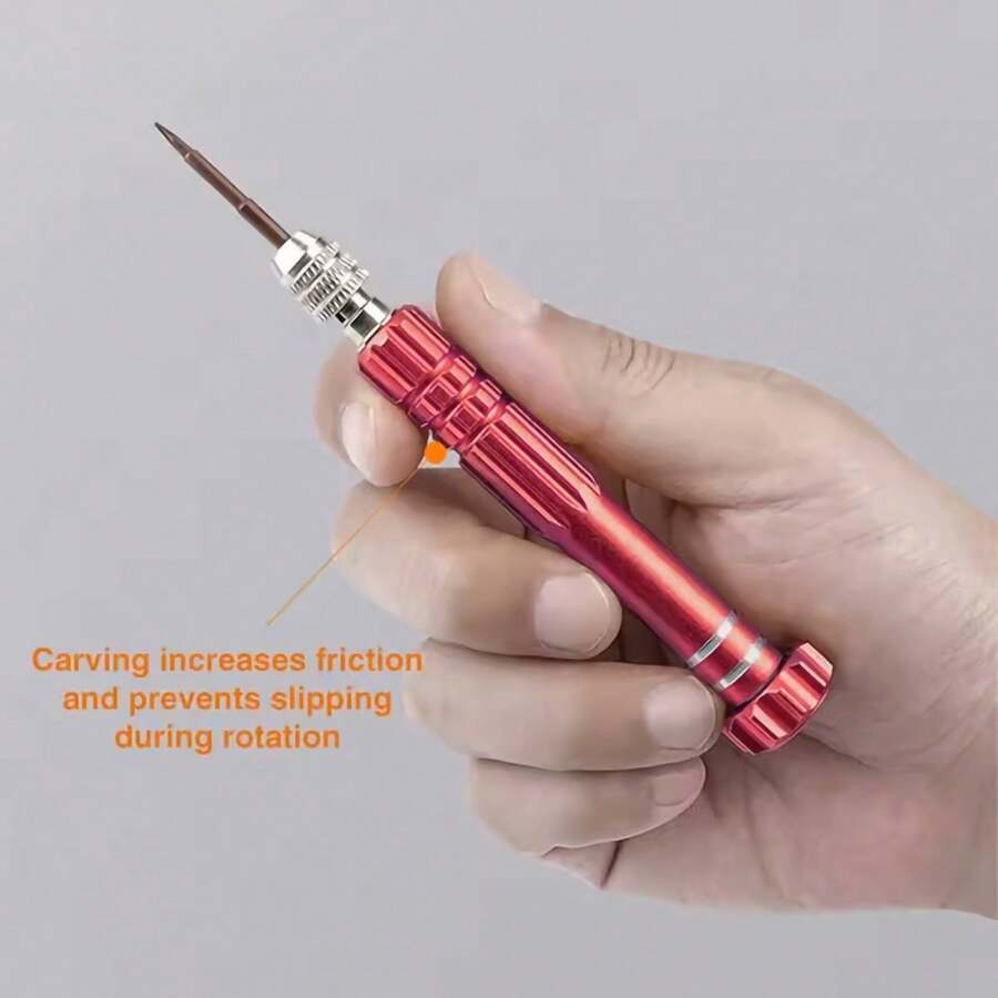 Bộ dụng cụ sửa chữa kính mắt 5 trong 1, bộ tua vít mini đa chức năng, dụng cụ và phụ kiện bảo dưỡng kính mắt, đồng hồ, thiết bị điện tử. - Tua vít 5 trong 1 - Xem 1