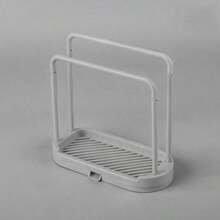 1pc Kitchen Sink Caddy Organizer Rack, Suitable For Storing Sponges, Cloths, Brushes, Scourers And Other Items, Kitchen Storage And Organization, Shelf And Holder - Multicolor - View 10