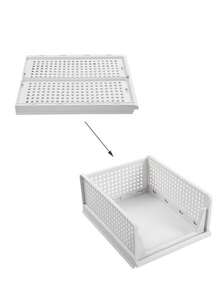 4X White,Wardrobe Drawer Units Organizer Clothes Closet Stackable Storage Boxe - White - View 3