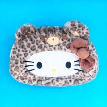 SANRIO 1 hộp đựng bút hình mèo con hoạt hình dễ thương bằng vải nhung, túi đựng văn phòng phẩm đa năng chất lượng cao, hộp đựng mỹ phẩm di động. - Nhiều màu - Xem 15